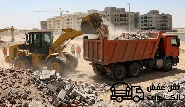 نقل مخلفات البناء, نقل مخلفات البناء بالكويت, شركات نقل مخلفات البناء, سيارات نقل مخلفات البناء