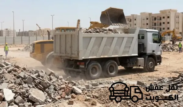 نقل مخلفات البناء, نقل مخلفات البناء بالكويت, شركات نقل مخلفات البناء, سيارات نقل مخلفات البناء